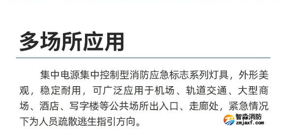 泰和安开云电子娱乐官方中国有限公司应急灯应用场所