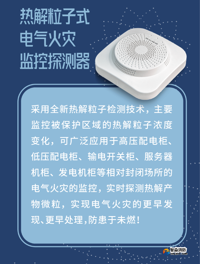 尼特开云电子娱乐官方中国有限公司热解粒子式电气火灾监控探测器应用